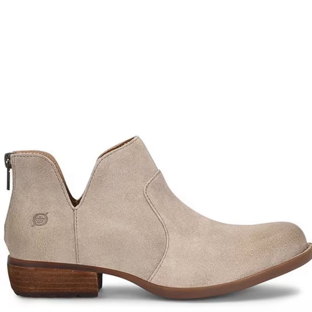 🌸BORN🌸 Kerri Suede Ankle Block Heel Booties Size: 6M - Picture 2 of 16